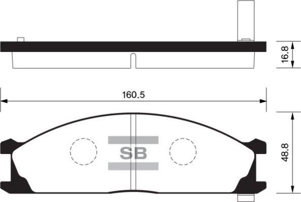 FI.BA FBP1140 - Bremžu uzliku kompl., Disku bremzes autospares.lv