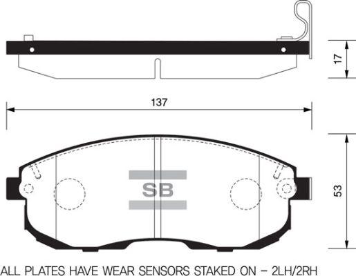 FI.BA FBP1107-FA - Тормозные колодки, дисковые, комплект www.autospares.lv