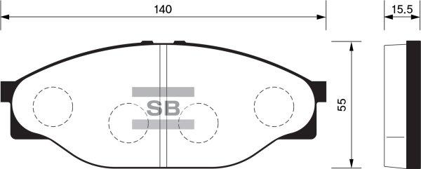 FI.BA FBP1139 - Brake Pad Set, disc brake www.autospares.lv