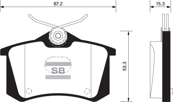 FI.BA FBP1391 - Brake Pad Set, disc brake www.autospares.lv