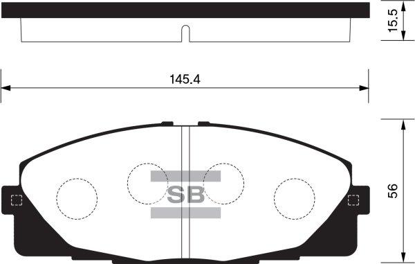 FI.BA FBP1376 - Bremžu uzliku kompl., Disku bremzes autospares.lv