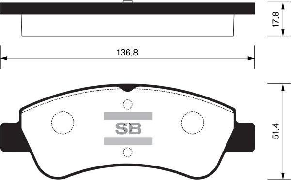 Bremsi PD03.501 - Тормозные колодки, дисковые, комплект www.autospares.lv