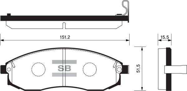 FI.BA FBP1256 - Bremžu uzliku kompl., Disku bremzes autospares.lv