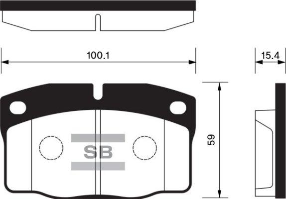 FI.BA FBP1258 - Тормозные колодки, дисковые, комплект www.autospares.lv