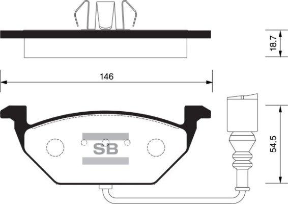 FI.BA FBP2025 - Bremžu uzliku kompl., Disku bremzes autospares.lv