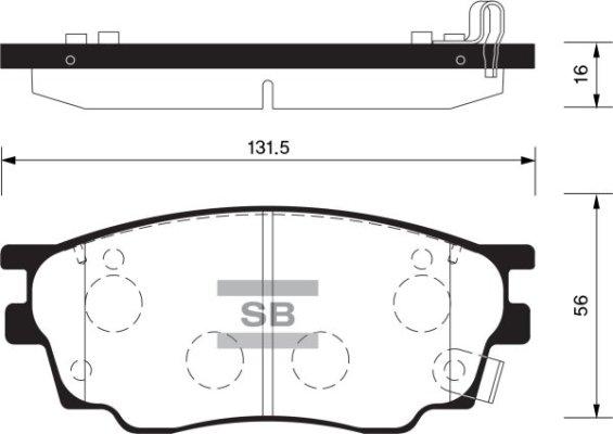 FI.BA FBP2027 - Bremžu uzliku kompl., Disku bremzes autospares.lv