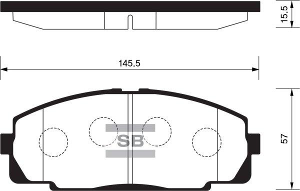 FI.BA FBP2077 - Brake Pad Set, disc brake www.autospares.lv