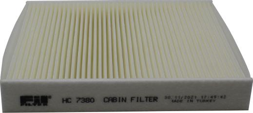 FIL Filter HC 7380 - Filtrs, Salona telpas gaiss www.autospares.lv