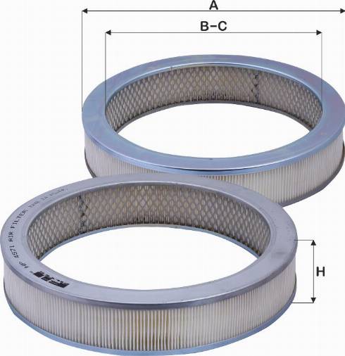 REMKAFLEX A355 - Air Filter, engine www.autospares.lv