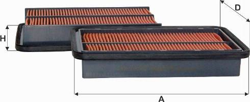 FIL Filter HP 5005 - Gaisa filtrs www.autospares.lv