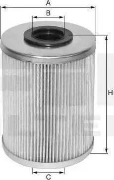 FIL Filter MF 1261 - Топливный фильтр www.autospares.lv