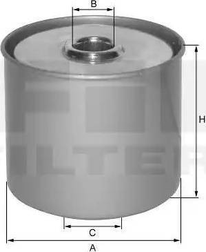 FIL Filter MF 365 B - Degvielas filtrs autospares.lv