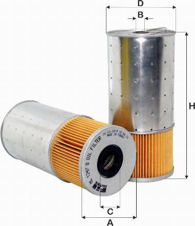 FIL Filter ML 1247 B - Oil Filter www.autospares.lv