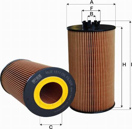 FIL Filter MLE 1511 - Eļļas filtrs www.autospares.lv