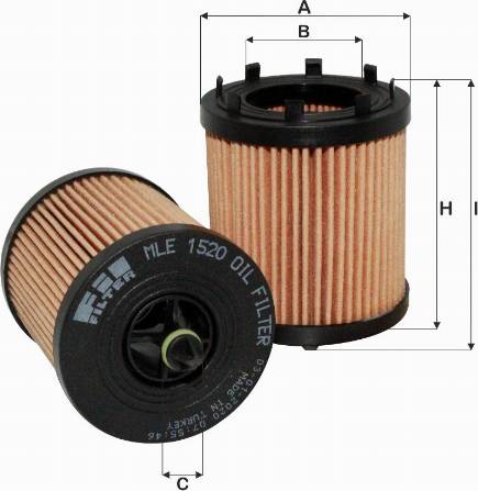 FIL Filter MLE 1520 - Eļļas filtrs www.autospares.lv