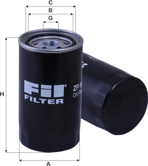 FIL Filter ZP 594 B - Oil Filter www.autospares.lv