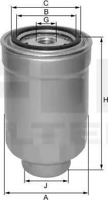 FIL Filter ZP 548 BF - Fuel filter www.autospares.lv