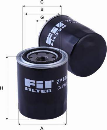 FIL Filter ZP 63 A - Eļļas filtrs autospares.lv