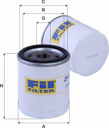 FIL Filter ZP 62 A - Eļļas filtrs autospares.lv