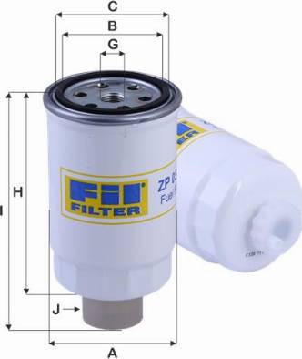 FIL Filter ZP 05 EF - Degvielas filtrs www.autospares.lv