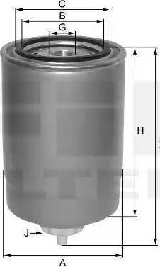 FIL Filter ZP 525 AF - Fuel filter www.autospares.lv