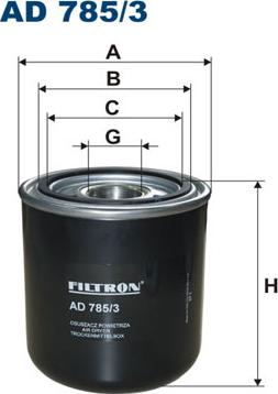 Filtron AD785/3 - Gaisa sausinātāja patrona, Gaisa kompresors www.autospares.lv