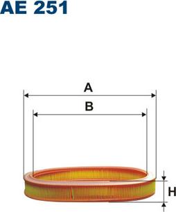 Filtron AE251 - Воздушный фильтр, двигатель www.autospares.lv