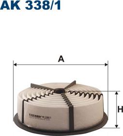 Filtron AK338/1 - Gaisa filtrs www.autospares.lv