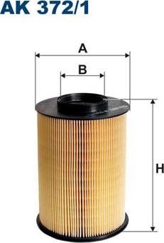 Filtron AK372/1 - Gaisa filtrs autospares.lv