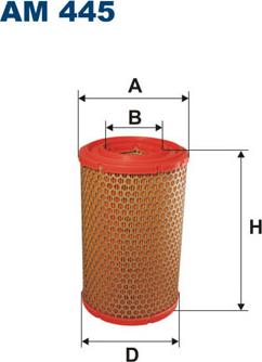 Filtron AM445 - Gaisa filtrs www.autospares.lv