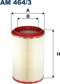 Filtron AM 464/3 - Gaisa filtrs www.autospares.lv