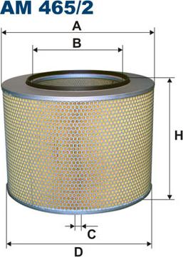 Filtron AM465/2 - Gaisa filtrs www.autospares.lv