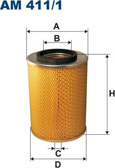 Filtron AM411/1 - Air Filter, engine www.autospares.lv