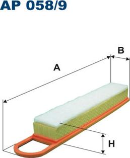 Filtron AP058/9 - Gaisa filtrs autospares.lv