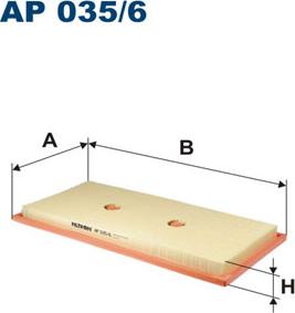 Filtron AP035/6 - Gaisa filtrs www.autospares.lv