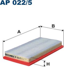 Filtron AP022/5 - Воздушный фильтр, двигатель www.autospares.lv