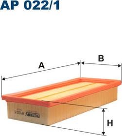 Filtron AP022/1 - Gaisa filtrs autospares.lv