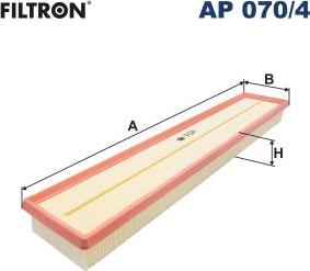 Filtron AP 070/4 - Gaisa filtrs www.autospares.lv