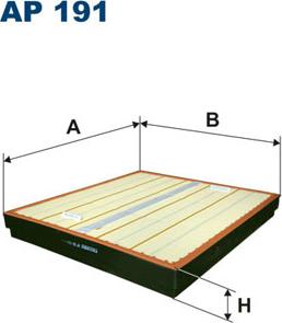 Filtron AP191 - Gaisa filtrs www.autospares.lv