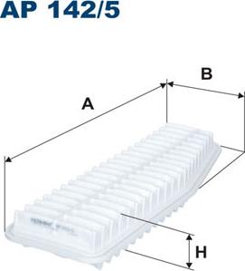 Filtron AP142/5 - Gaisa filtrs www.autospares.lv