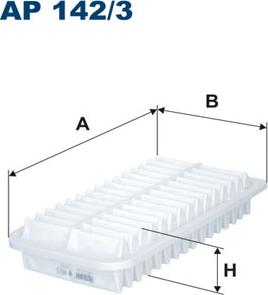 Filtron AP142/3 - Gaisa filtrs www.autospares.lv