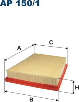 Filtron AP150/1 - Gaisa filtrs www.autospares.lv