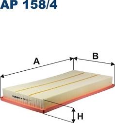 Filtron AP 158/4 - Gaisa filtrs www.autospares.lv