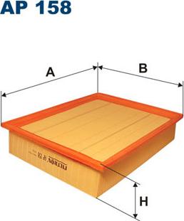 Filtron AP158 - Air Filter, engine www.autospares.lv