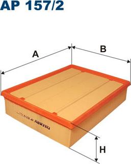 Filtron AP157/2 - Gaisa filtrs www.autospares.lv