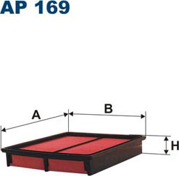 Filtron AP169 - Gaisa filtrs www.autospares.lv