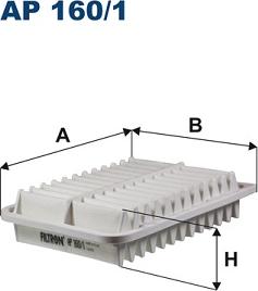 Filtron AP160/1 - Gaisa filtrs autospares.lv