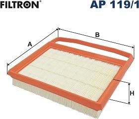 Filtron AP 119/1 - Gaisa filtrs www.autospares.lv