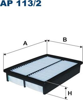 Filtron AP113/2 - Gaisa filtrs www.autospares.lv