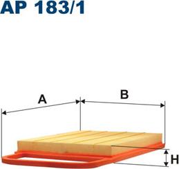 Filtron AP183/1 - Gaisa filtrs www.autospares.lv